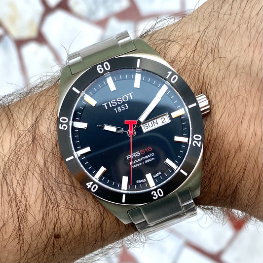 TST Sport Chrono Automatic Black Dial